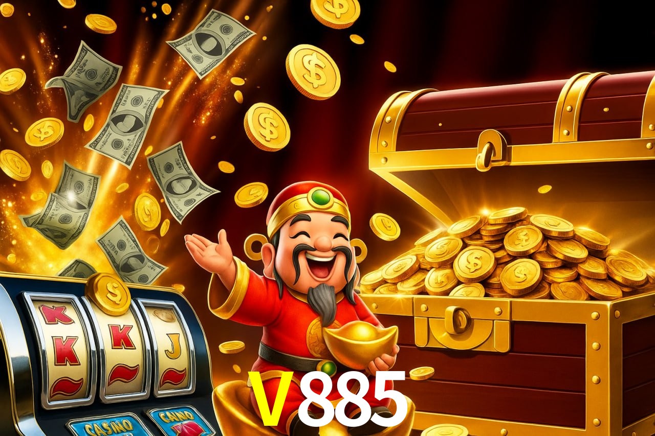 V885 Logo - Bônus com Rollover Justo