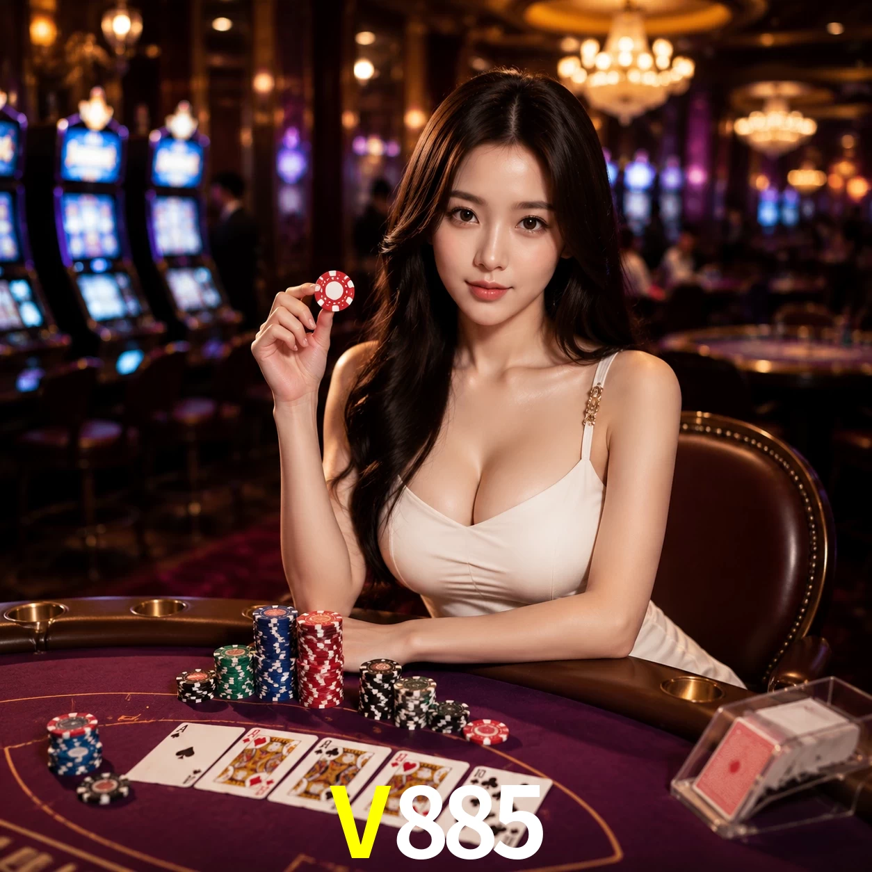 Cassino ao vivo V885 dealers